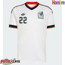 Camiseta México Hirving Lozano #22 Visitante Equipación Mundial 2026 manga corta
